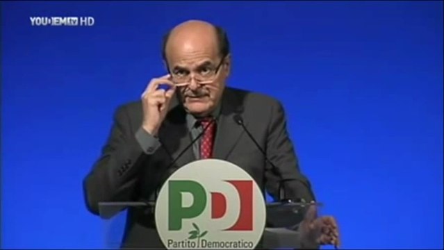 Bersani - Un partito che non ha democrazia interna non può governare il Paese (11.03.13)