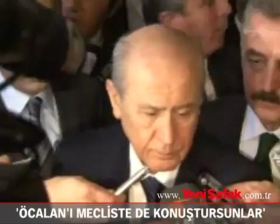 Bahçeli: Öcalan'ı Meclis'te de konuştursunlar