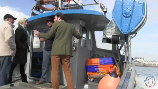 Marine Le Pen : rencontre avec les pêcheurs Bretons