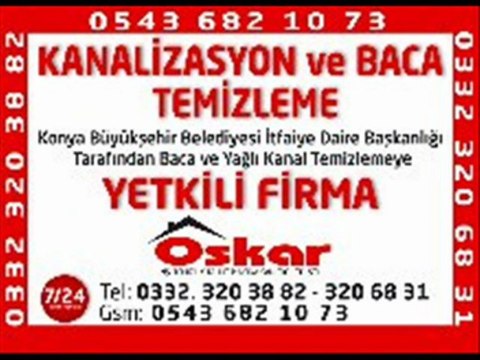 yağlı kanal baca temizleme konya:0332 320 68 31 oskar