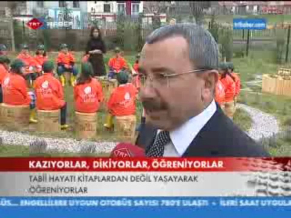 TRT Haber - Haberler - Sancaktepe Belediyesi Ekolojik Bahçeler Projesi Haberi 11.03.2013