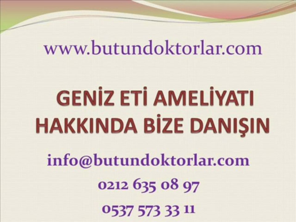 Geniz Eti Nedir,Geniz Eti Ameliyatı,Geniz Eti Belirtleri