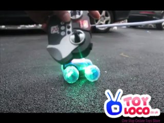 www.toyloco.co.uk King Of RC Stunt Car With Flashing Lights And Music