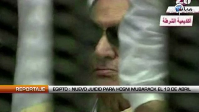 Egipto : Mubarack será juzgado de nuevo el 13 de abril
