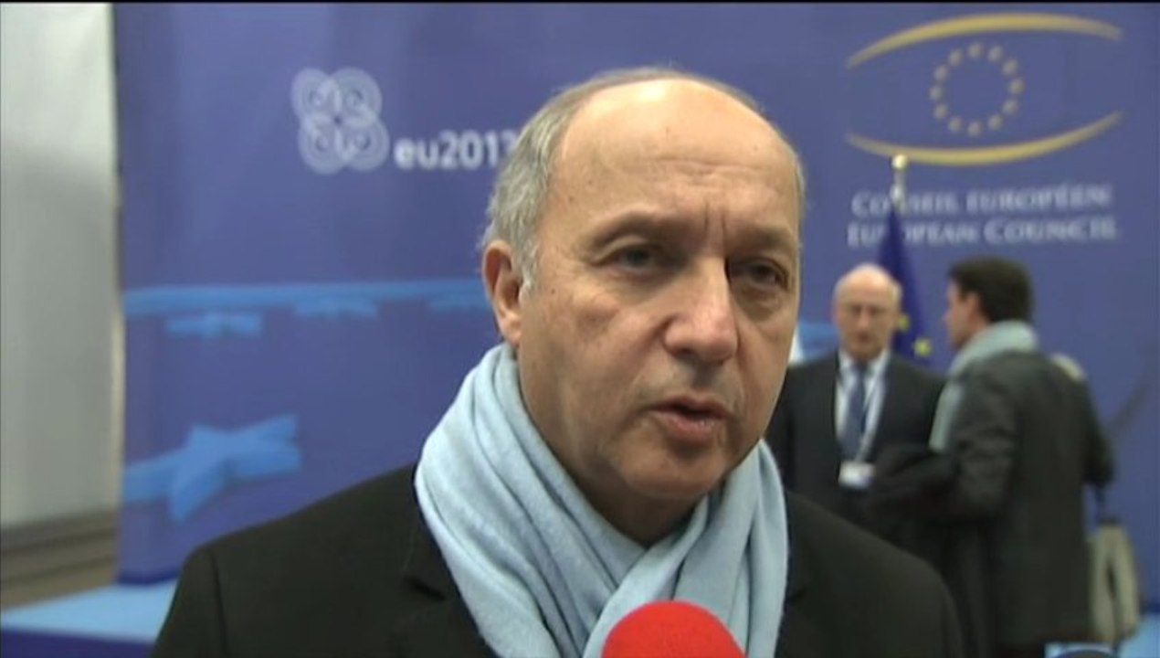 Syrie - Interview de Laurent Fabius (Conseil Affaires étrangères, Bruxelles - 11.03.2013)