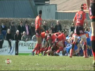 Rugby : Rumilly domine Annecy sur un score de 22 à 19