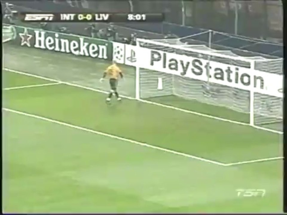 2008 (March 11) Internazionale Milano (Italy) 0-Liverpool (England) 1 (Champions League)