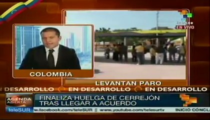 Colombia: sigue huelga universitaria, terminó la de Cerrejón