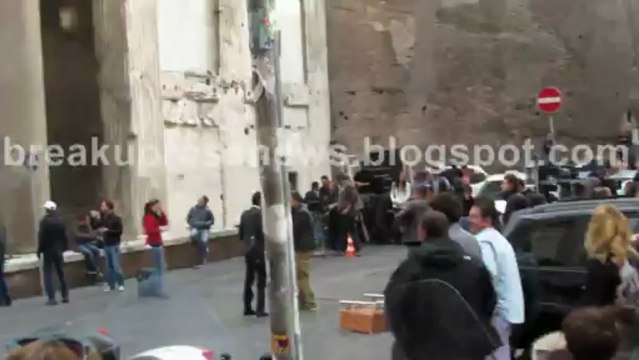 Backstage The Third Person, Adrien Brody, Moran Atias, Paul Haggis - Rome