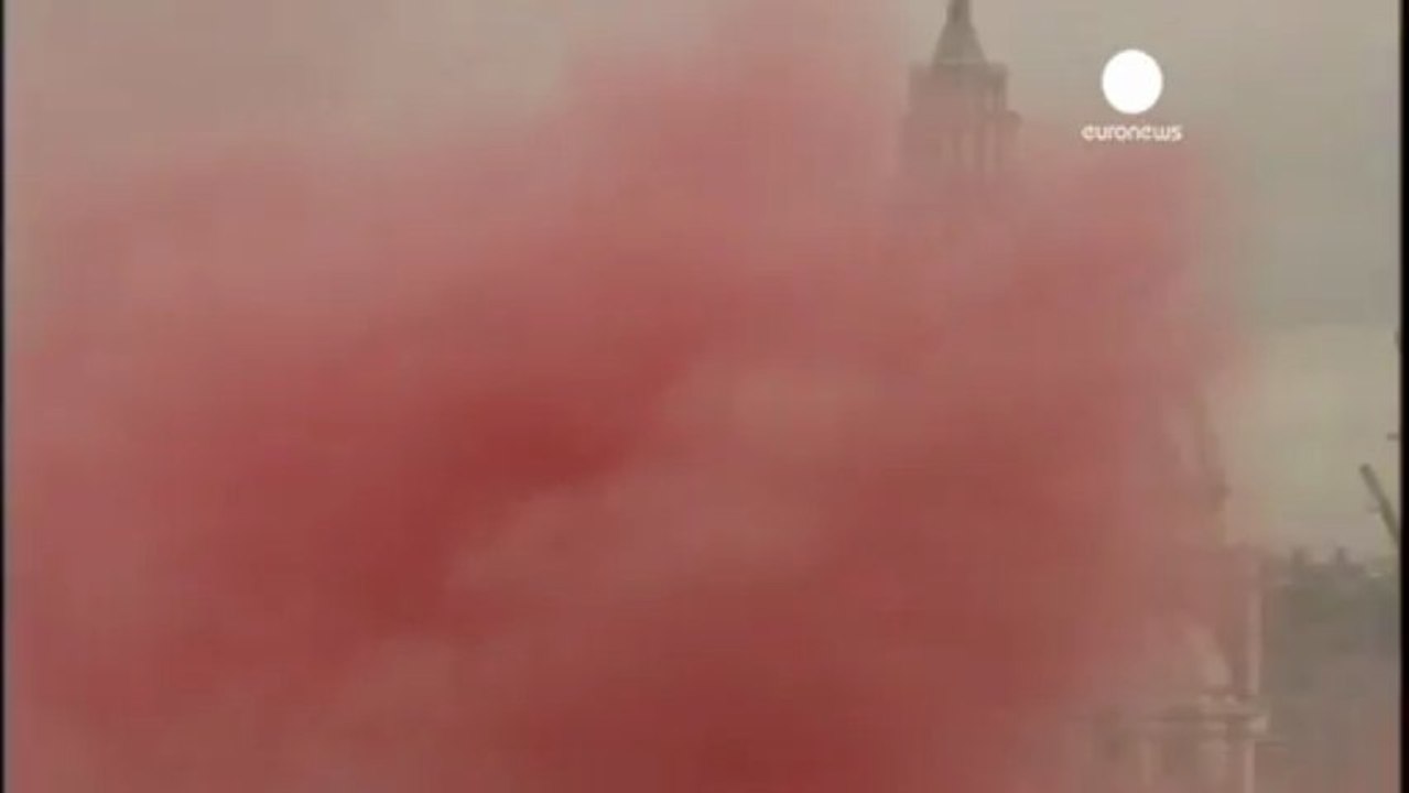 Pink smoke protest at the Vatican calls for women priests