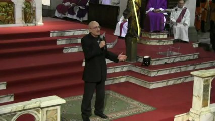 Performance de Jean MAS à la "Messe des artistes" à Nice