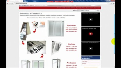 Ventanas de Aluminio en Kit Presentación. http://www.ventanaskit.es