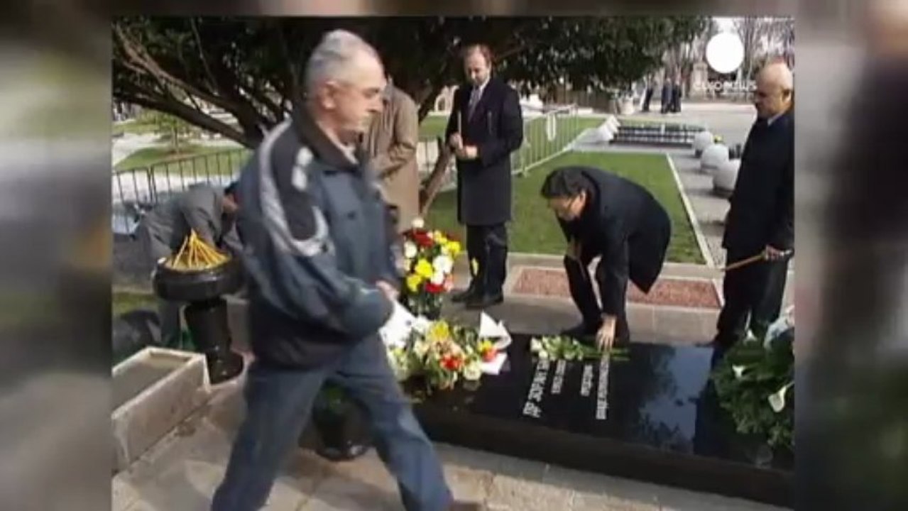 Serbs mourn their first democratic prime minister Zoran...