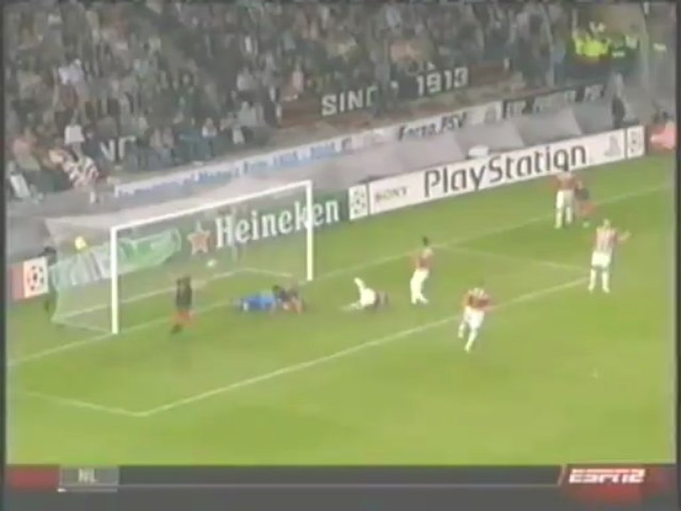 2008 (September 16) PSV Eindhoven (Holland) 0-Atletico Madrid (Spain) 3 (Champions League)