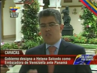 Jaua: expulsión de diplomáticos venezolanos es un acto de retaliación