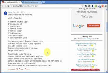 Great Barbecue Brisket And Your internet Marketing Success