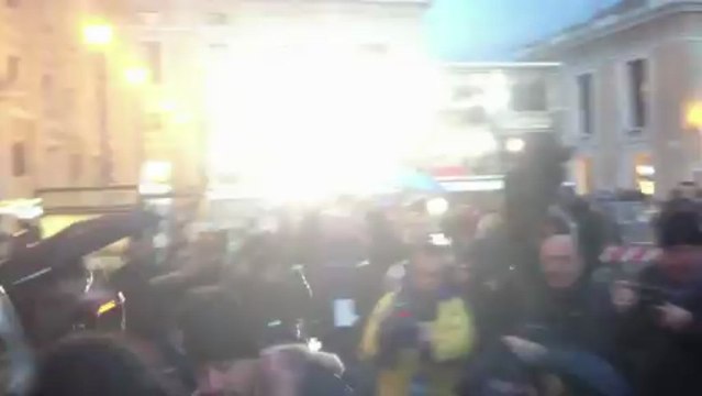 Topless feminist activists protest on St. Peter's Square