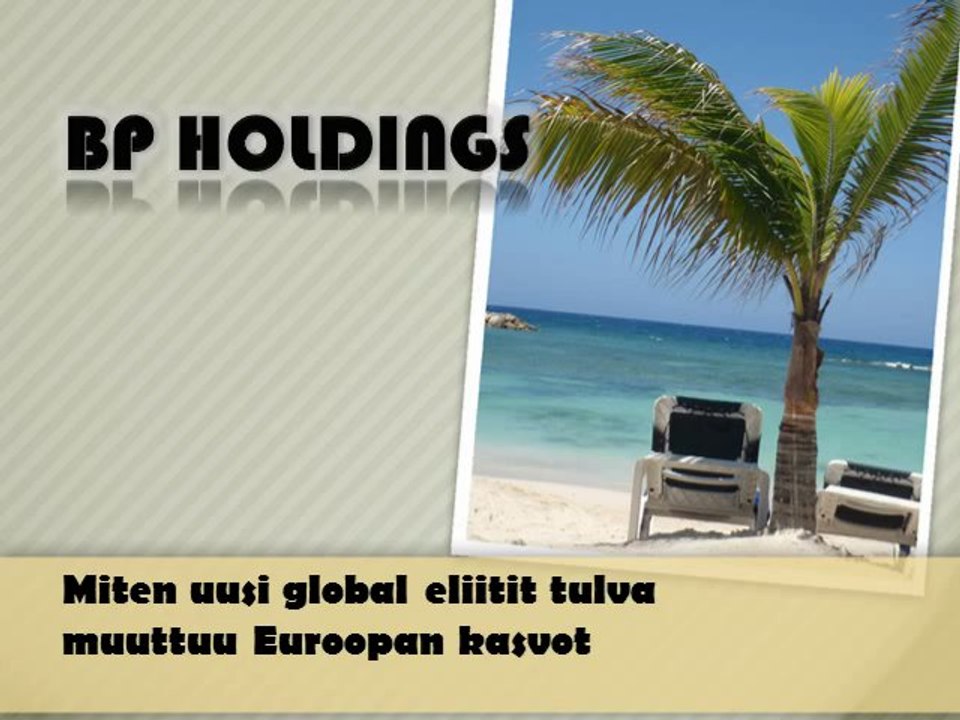 Miten uusi global eliitit tulva muuttuu euroopan kasvot