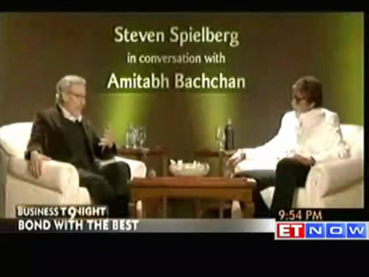 Steven Spielberg in conversation with Amitabh Bachchan