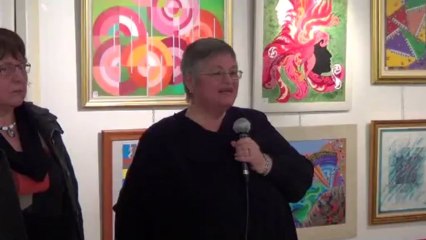 Vernissage de l'exposition Michèle Lavalette