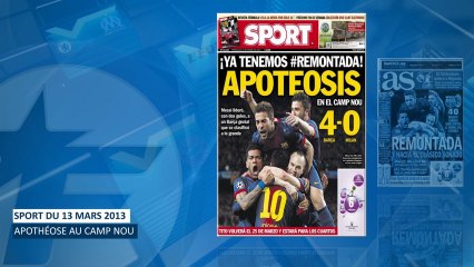 La presse européenne s'enflamme pour le Barça et Messi !