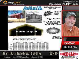 metal buildings - 38x41 Barn Style