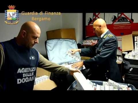 Bergamo - Sequestrati tre quintali di sigarette (12.03.13)