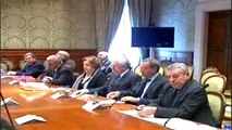Roma - Sala Verde; Incontro Governo - Regione Siciliana su MUOS di Nascemi (11.03.13)