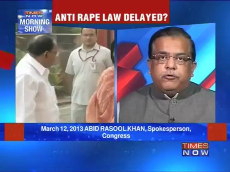Anti-rape law delayed?