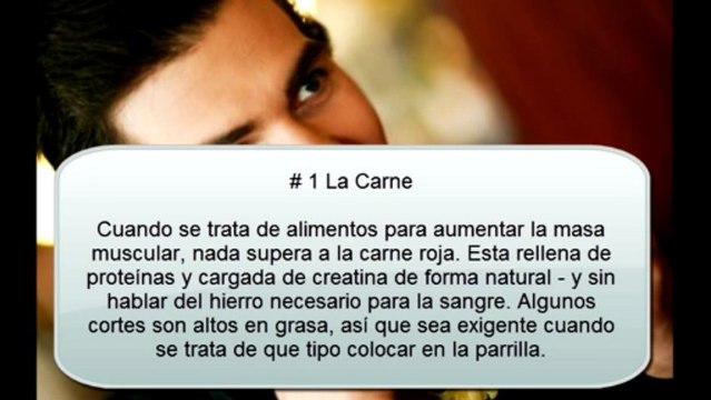 7 Alimentos para dietas para aumentar masa muscular