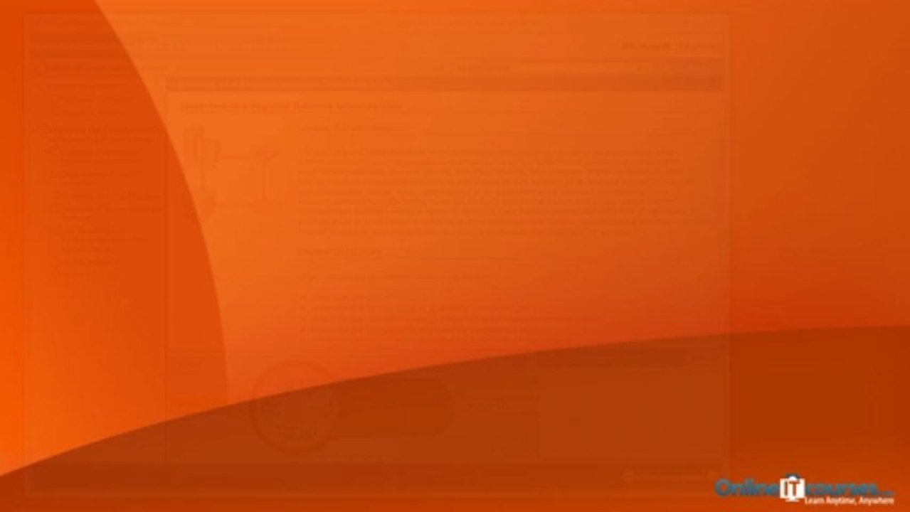 Training Course: Windows Server 2008 R2: Configuring Network Infrastructure (exam 70-642)