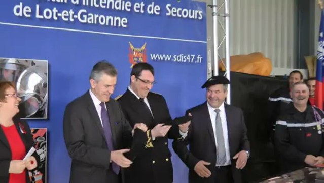 Cocumont: Inauguration de la caserne des pompiers