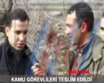 PKK tarafından kaçırılan kamu görevlileri teslim edildi