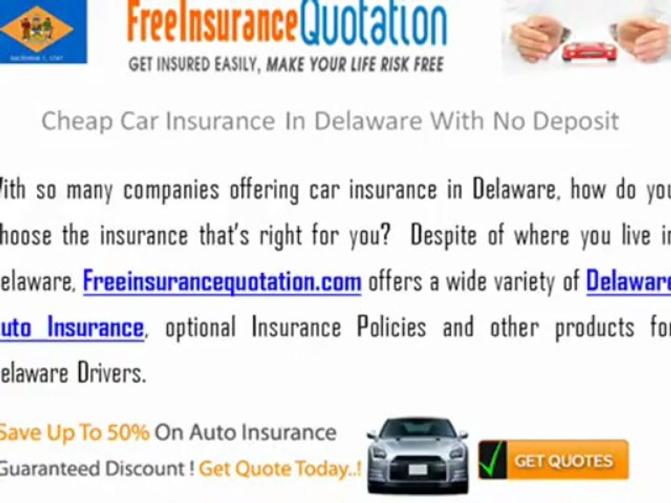 Cheap Car Insurance In Delaware