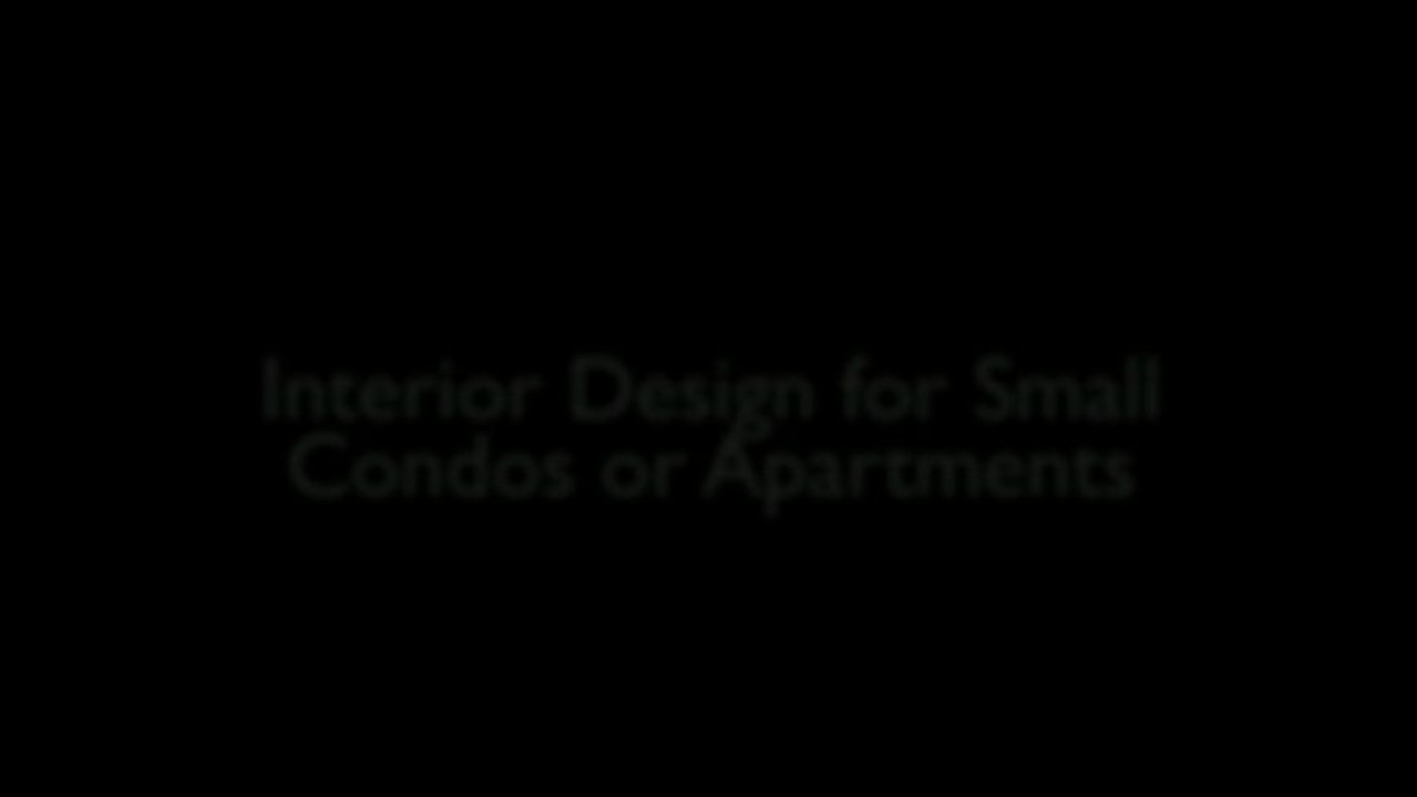Interior Design for Small Condos- Design Design Magazine