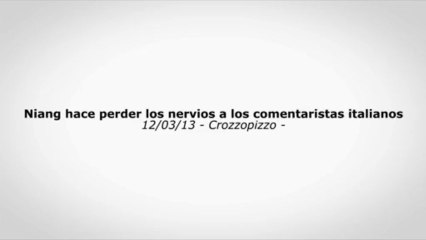 Niang hace perder los nervios a los comentaristas italianos