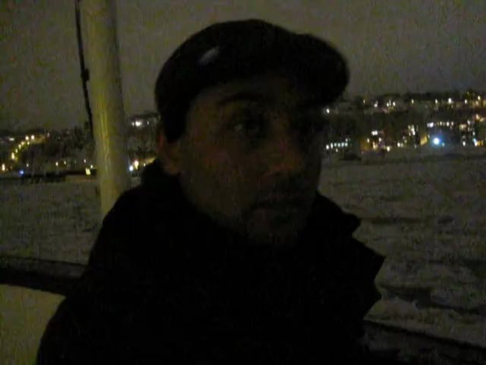 Ferrying from Quebec City to Levis across St. Lawrence river