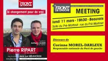 20130311-Discours de Corinne Morel-Darleux-Meeting de soutien au Front de gauche