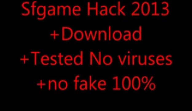 Sfgame Pirater + Hack Cheat + téléchargement 2013