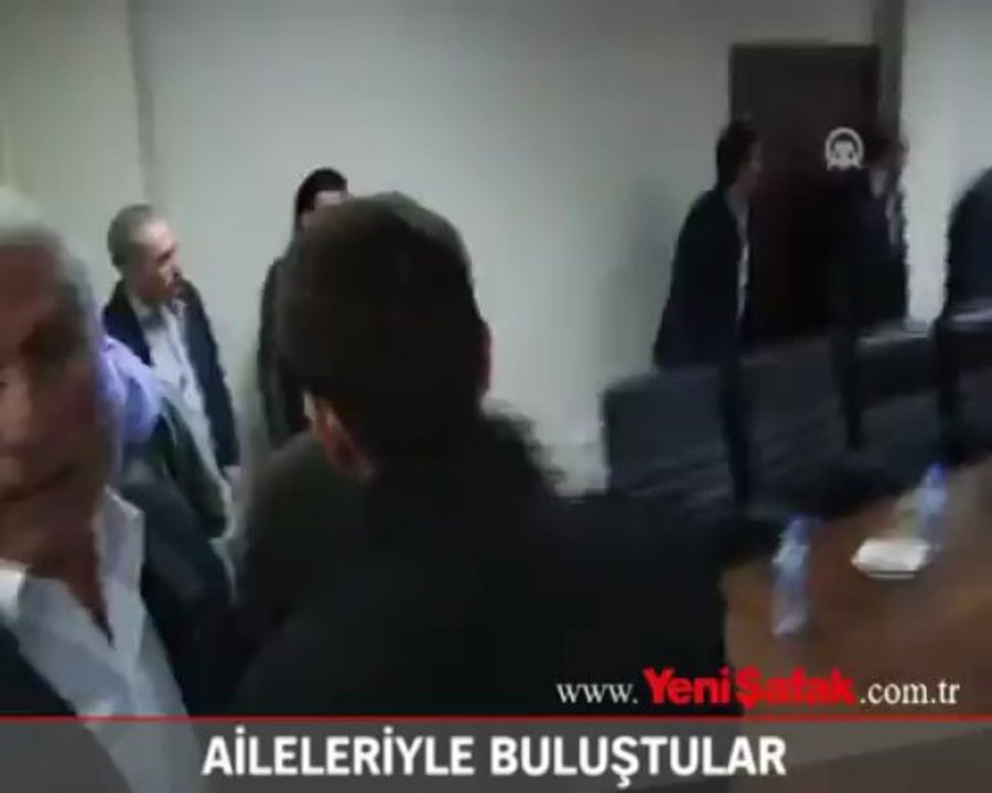 Aileleriyle buluştular