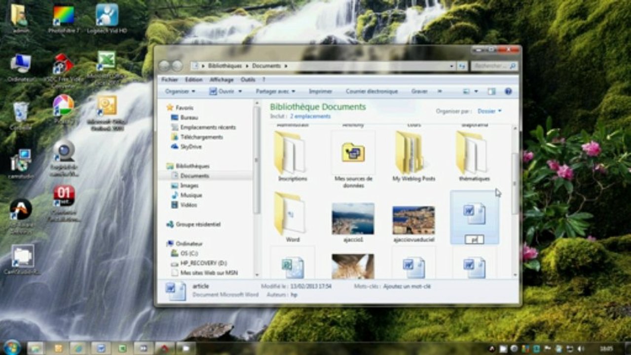 le clic gauche et le clic droit de la souris