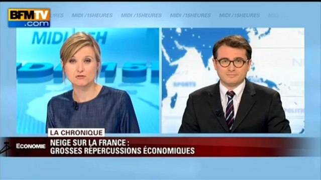 Chronique éco d'Emmanuel Duteuil: neige sur la France: grosses répercussions économiques - 13/03