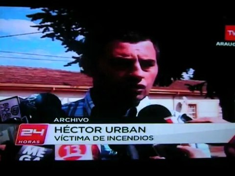 BOMBEROS CAUSABAN ATENTADOS INCENDIARIOS A FAMILIA URBAN EN ERCILLA