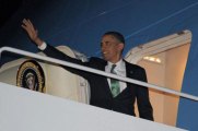 US President Barack Obama headed for Israel