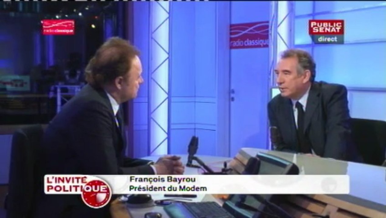 François Bayrou, l'Invité Politique sur Public Sénat - 190313