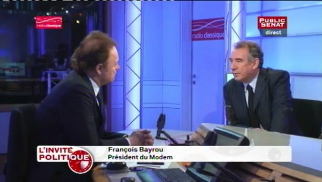 François Bayrou, l'Invité Politique sur Public Sénat - 190313
