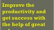 Improve the productivity and get success with the help of great sales manager