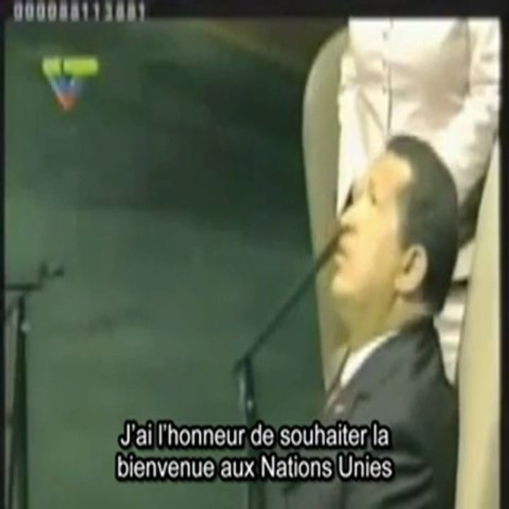 DISCOURS CHRISTIQUE DE HUGO CHAVEZ A L'ONU SEPT. 2006