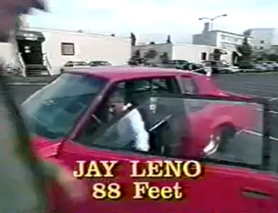Jay Leno vs Tim Allen Burnout Contest