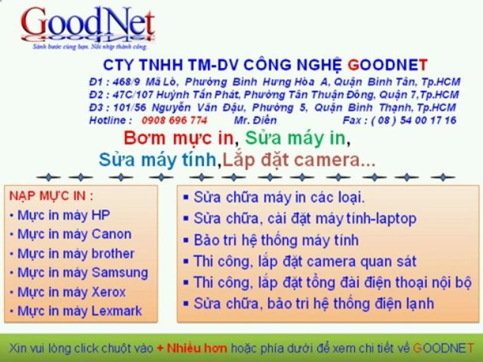 nap muc in quan 1, nạp mực in quận 1, sua may tinh quan 1, sửa  máy tính quận 1